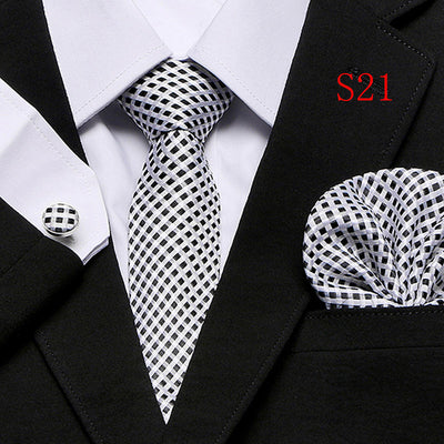 Paisley Series European And American Three-piece Tie Set