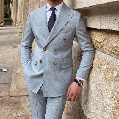Mr. Lu San's Italian Naples Collar Suit
