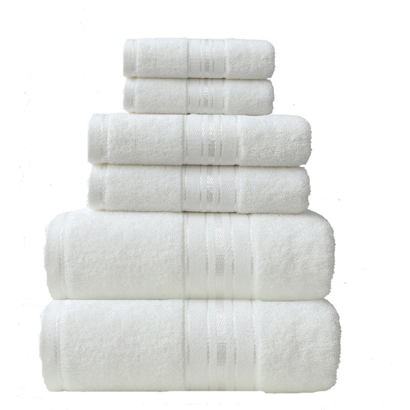 Cotton & Glossy Satin Towel Set