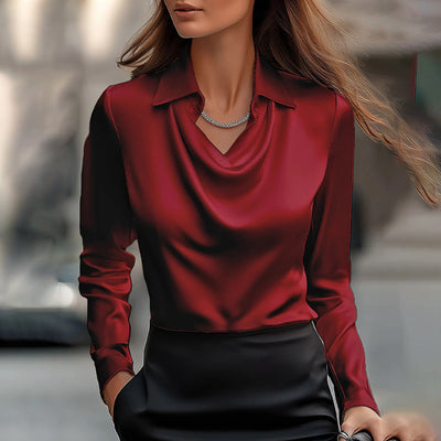 Women's Elegant Long Sleeve Blouse