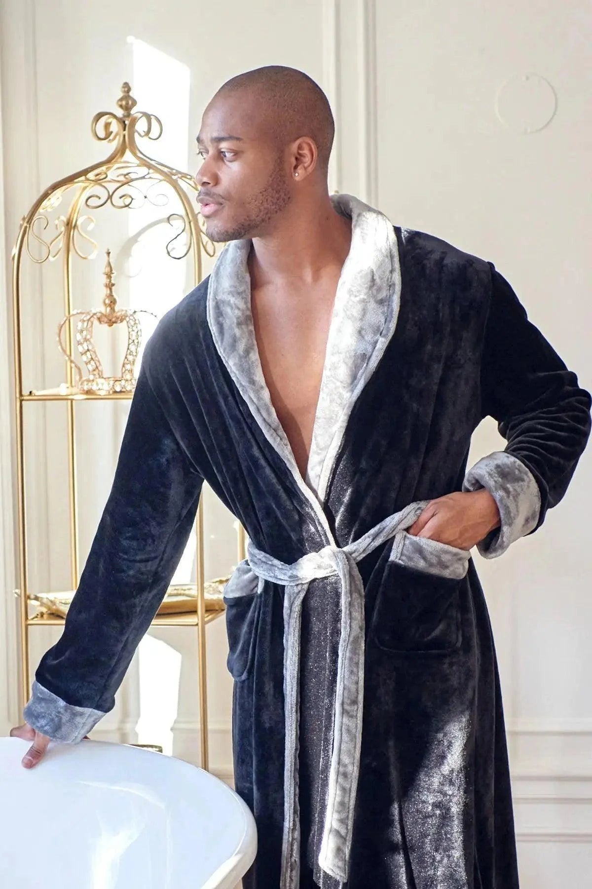 Cozy Mens Plush Robes