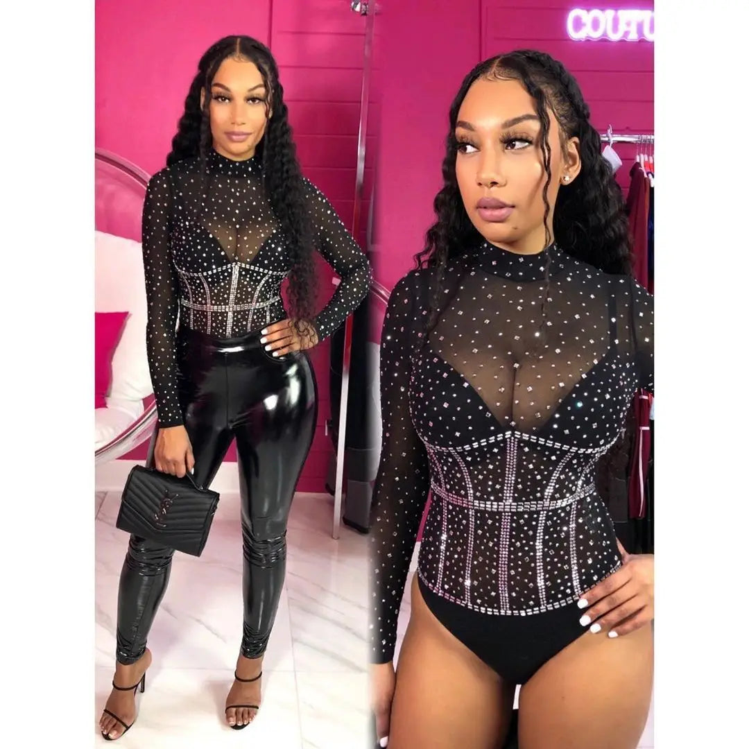 Ladies Sparkling Bodysuit