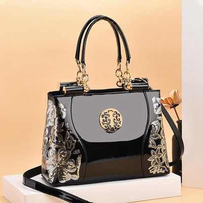 The Royal Patent Leather Handbag