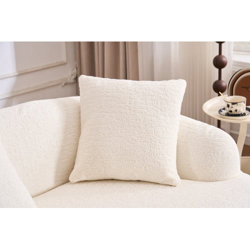 Chenille Full Compression Sofa w/ 4 Pillows