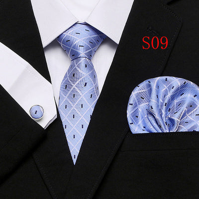 Paisley Series European And American Three-piece Tie Set
