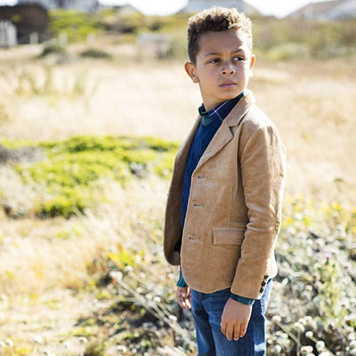 Organic Corduroy Blazer with Elbow Patches - Baby
