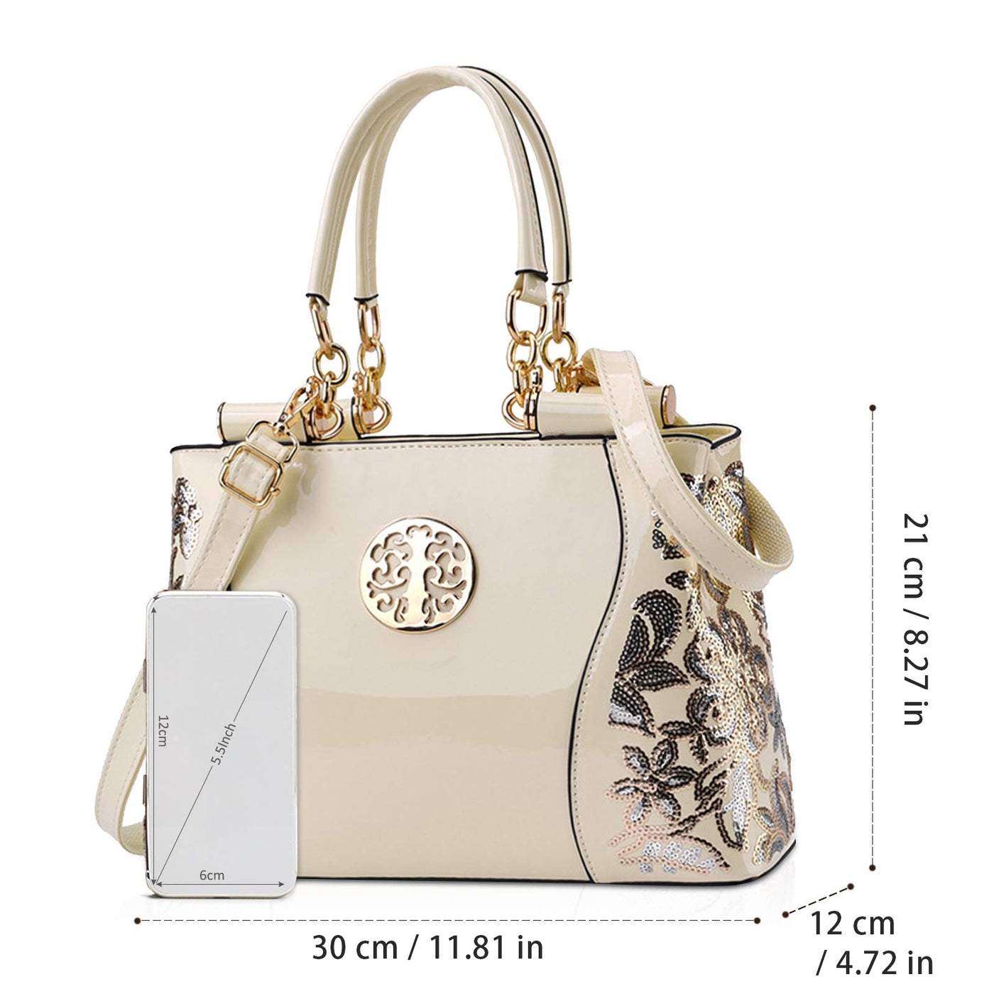 The Royal Patent Leather Handbag