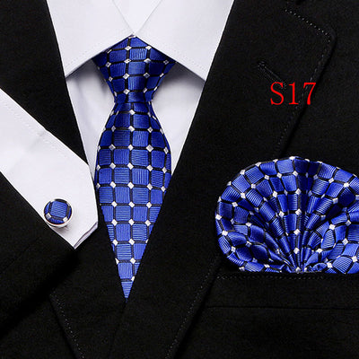 Paisley Series European And American Three-piece Tie Set