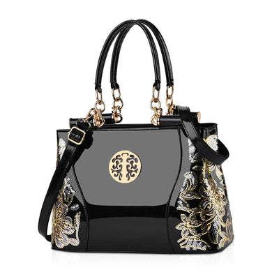 The Royal Patent Leather Handbag