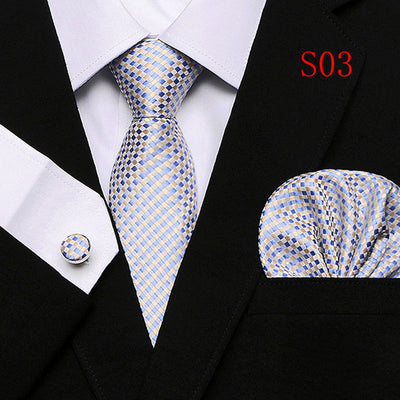 Paisley Series European And American Three-piece Tie Set