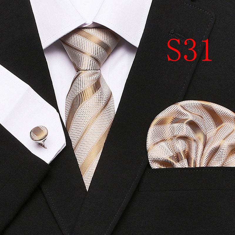 Paisley Series European And American Three-piece Tie Set
