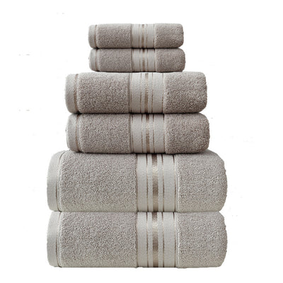 Cotton & Glossy Satin Towel Set