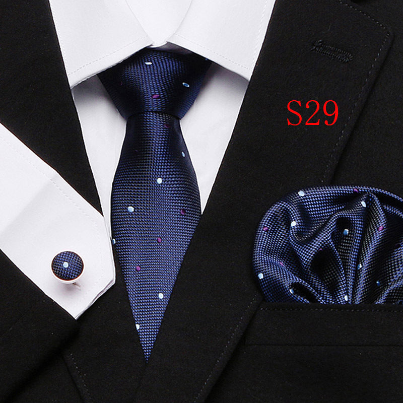 Paisley Series European And American Three-piece Tie Set
