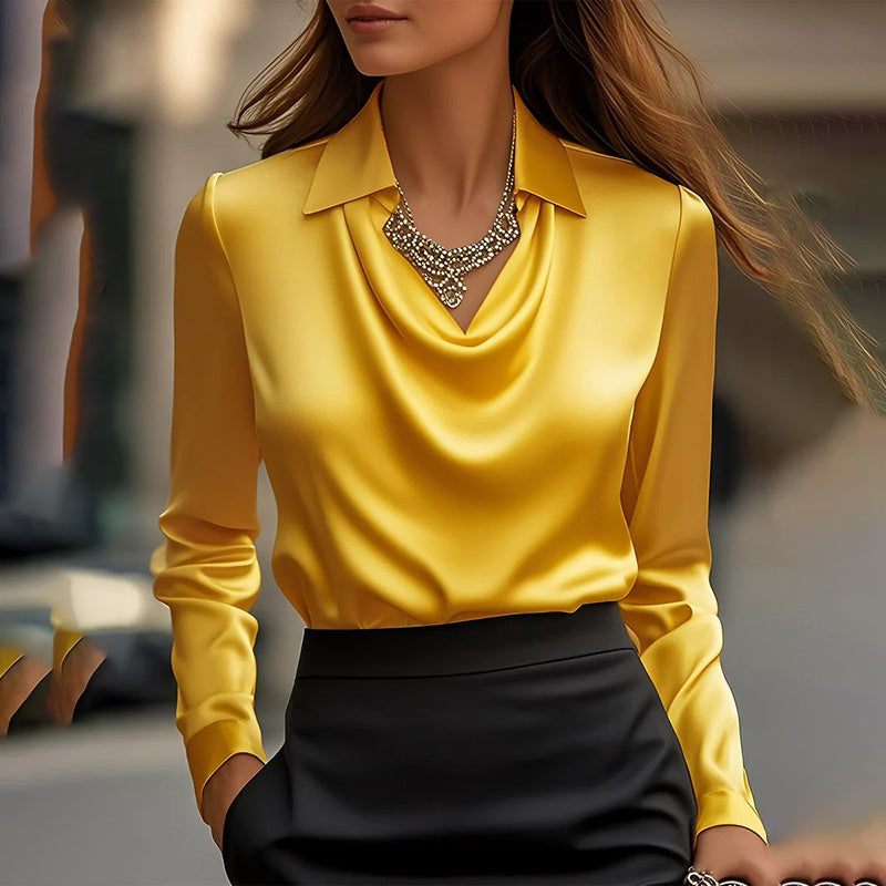 Women's Elegant Long Sleeve Blouse