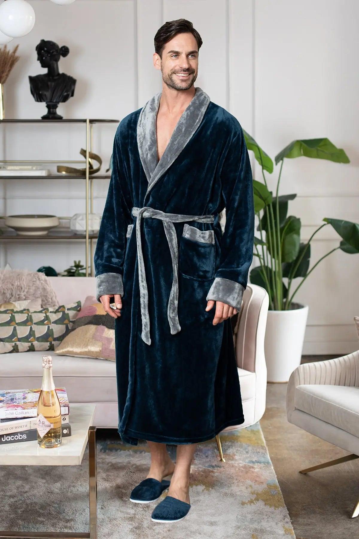 Cozy Mens Plush Robes