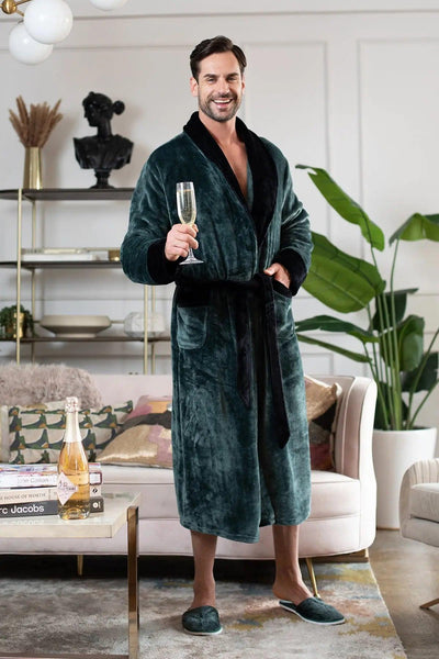 Cozy Mens Plush Robes