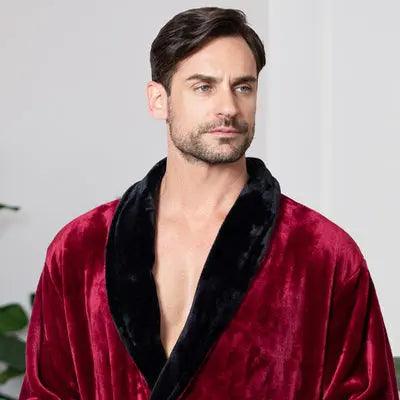Cozy Mens Plush Robes
