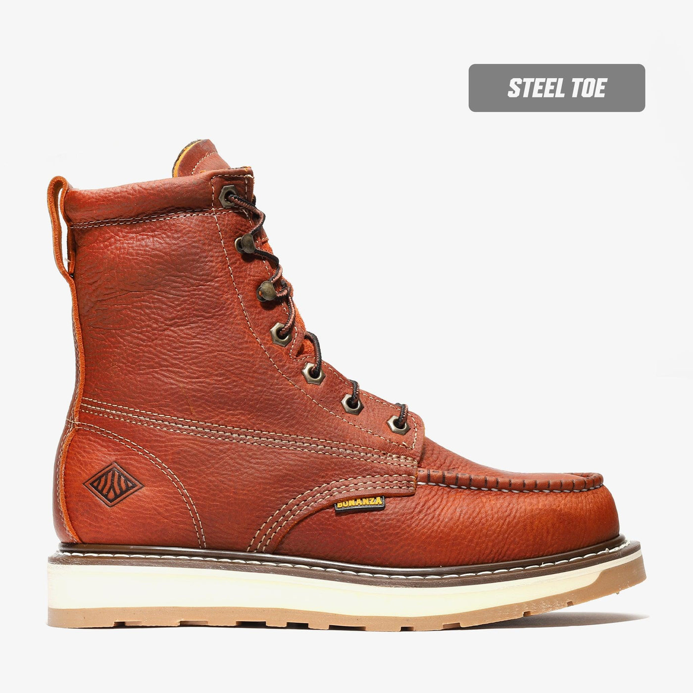 FRONTIER DUAL 8" MOC TOE (STEEL TOE)