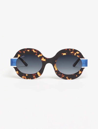 LeCLUB PAOLA - Tricolor Vintage Tortoise/Blue/Beige