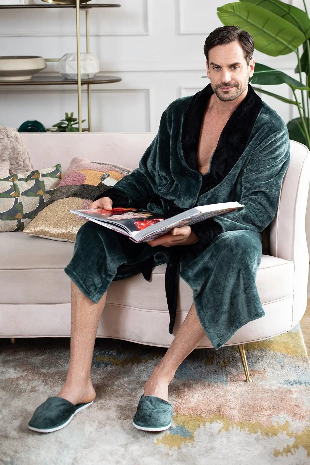 Cozy Mens Plush Robes