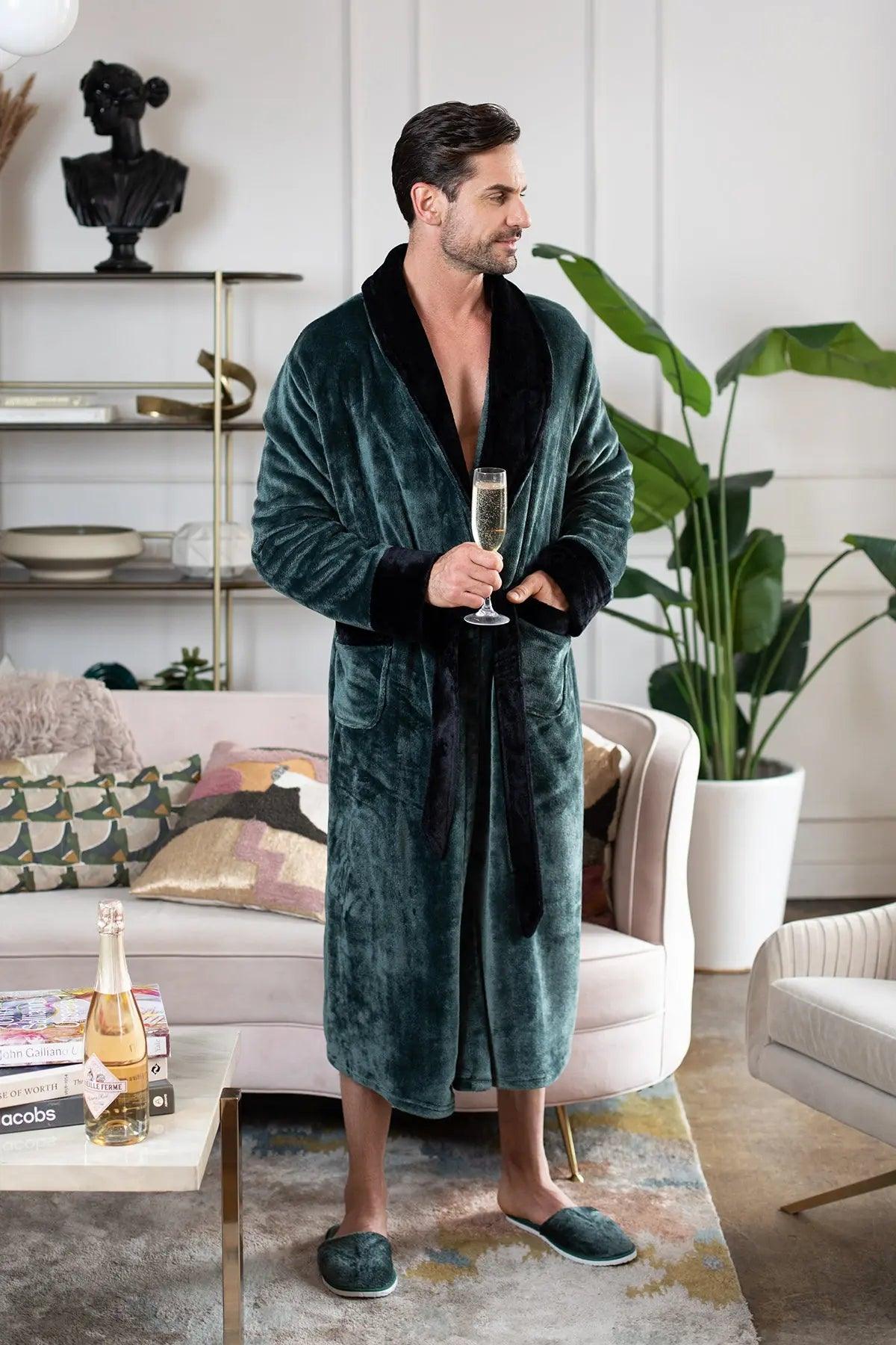 Cozy Mens Plush Robes
