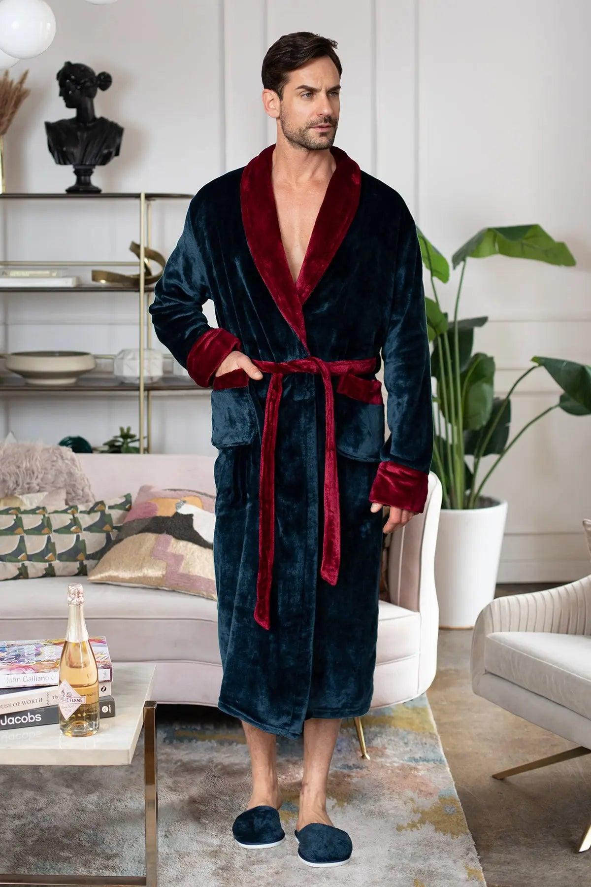 Cozy Mens Plush Robes