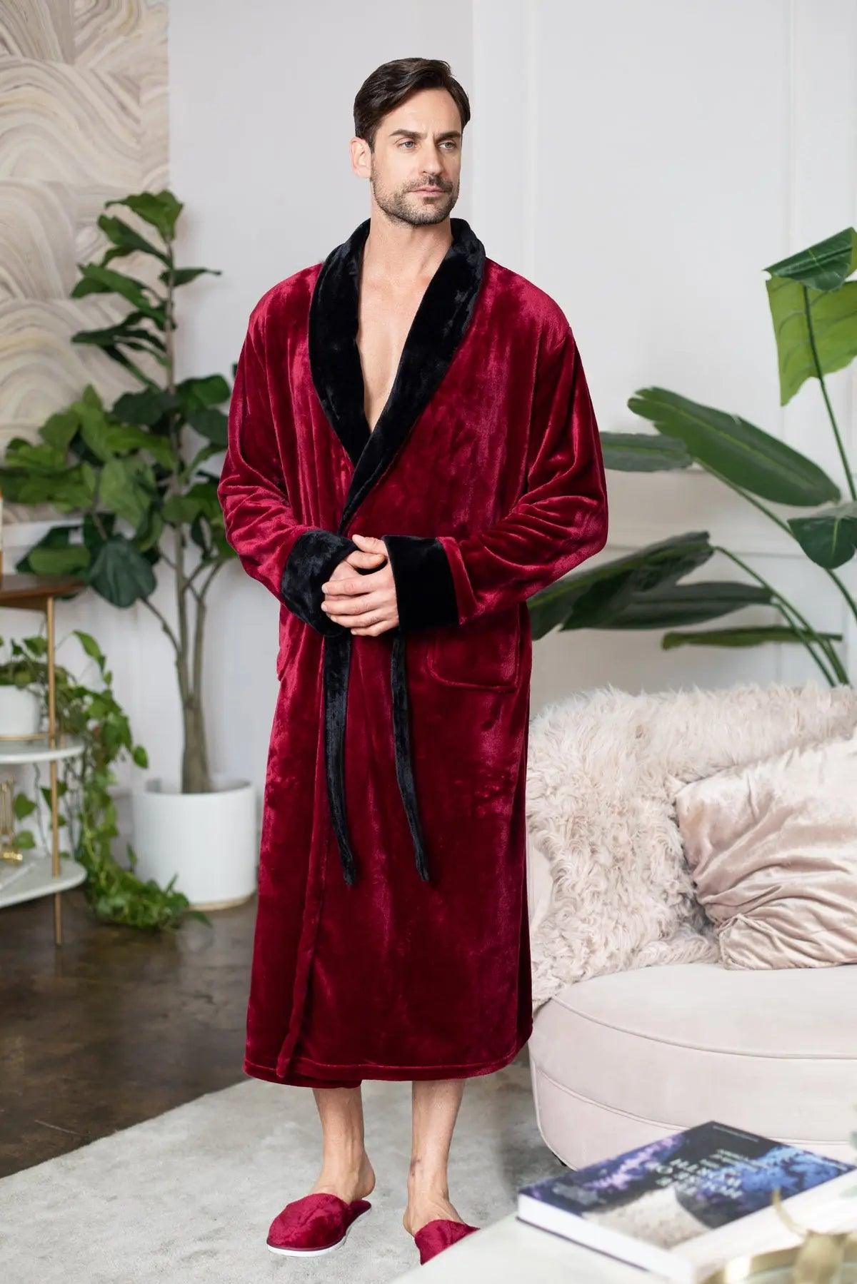 Cozy Mens Plush Robes