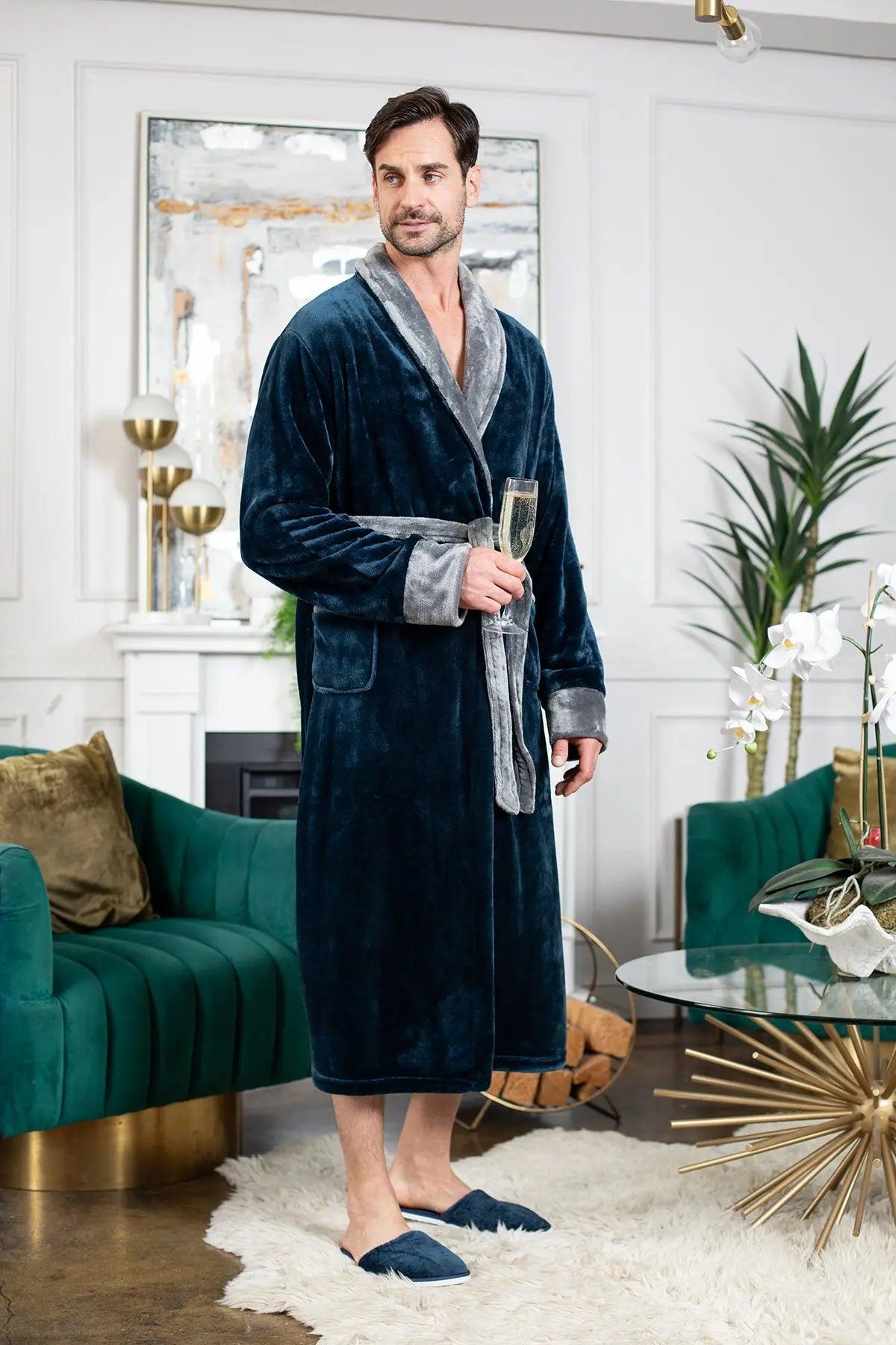 Cozy Mens Plush Robes