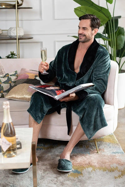 Cozy Mens Plush Robes