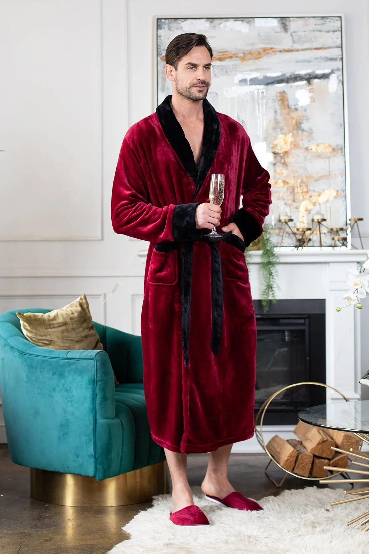 Cozy Mens Plush Robes
