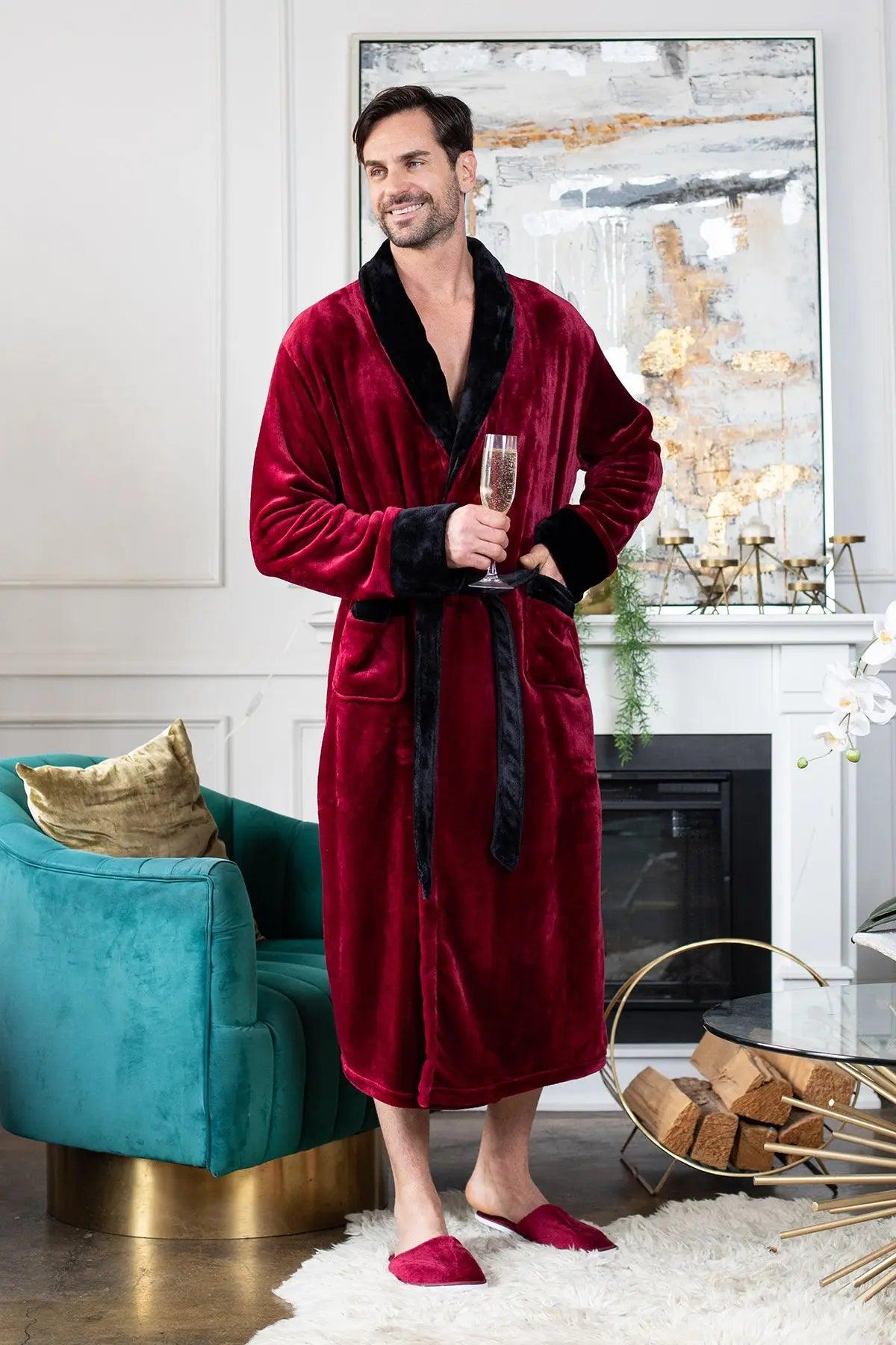 Cozy Mens Plush Robes