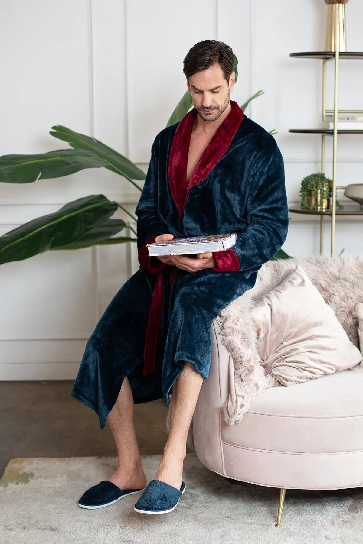 Cozy Mens Plush Robes