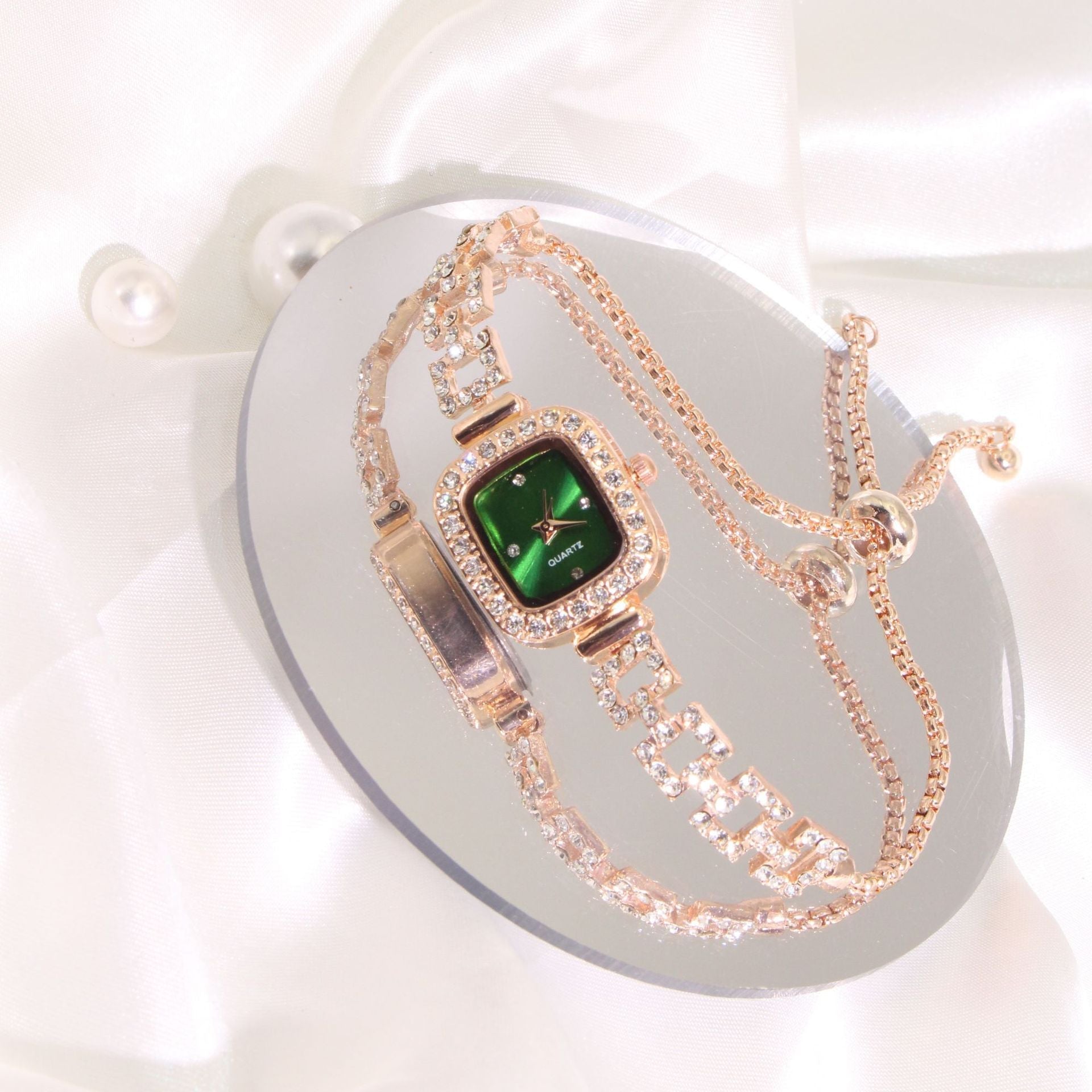 Women’s Quartz Watch - Rose Green